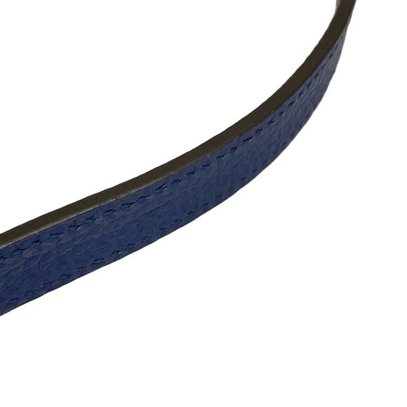 GUCCI Interlocking G Blue Leather Shoulder Bag 849-081025 - Picture 13 of 14